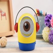 Mini minion hoparlör ile FM radyo, TF kartı, mikrofon, USB images