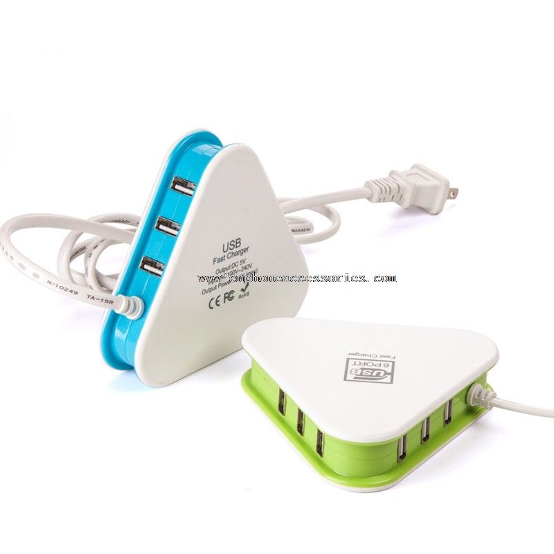 5v 6A 6 USB mobile phone portable charger