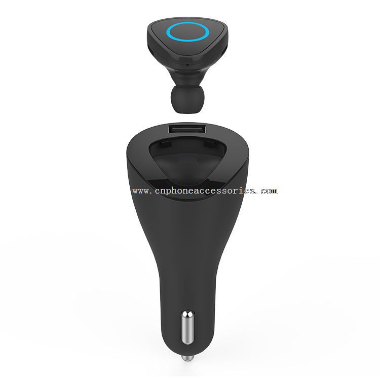 Bluetooth Earphone dengan pengisi baterai di mobil 2 in 1