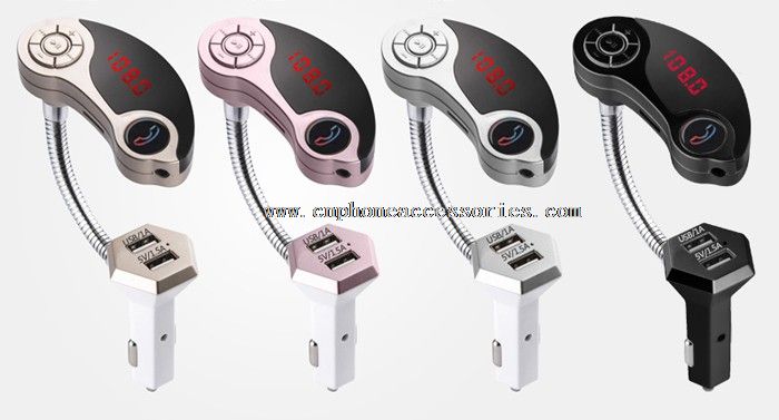 Dual USB cargador de coche bluetooth