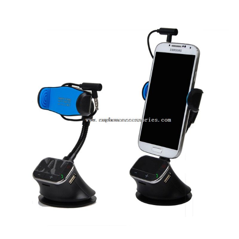 In car Mobile phone holder fm transmitter car mp3 player