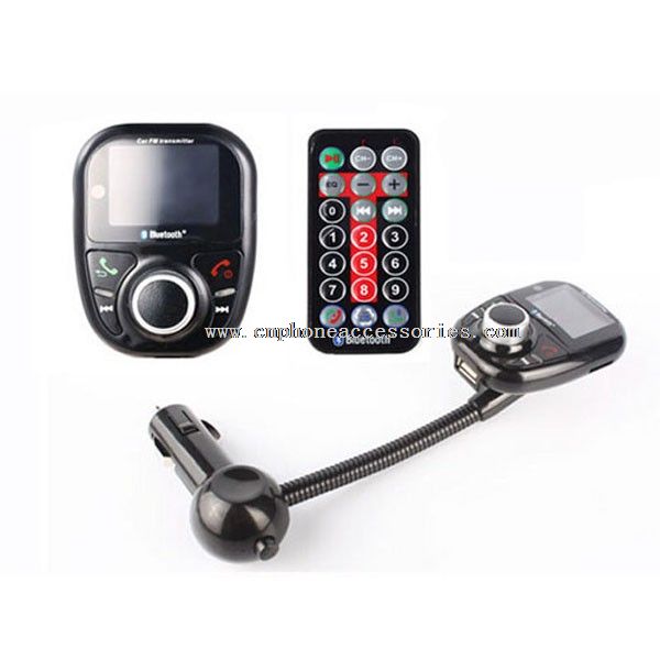 Layar LCD dan car kit bluetooth Remote control