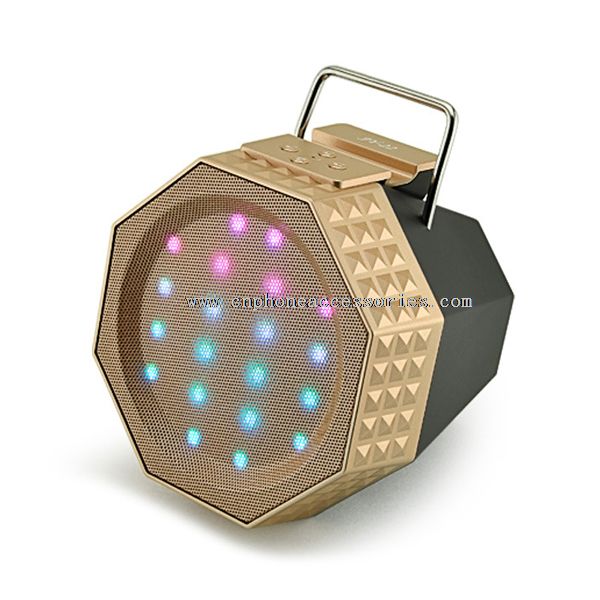 Lampu LED warna-warni Changin speaker bluetooth