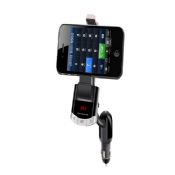 bluetooth car kit speakerphone with fm transmitter with phone holder images