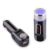 bluetooth fm transmitter car kit with 5V 2A usb charger images