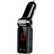 Bluetooth håndfri fm transmitter med AUX udgang images