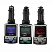 fm transmitter car mp3 player with USB TF AUX images