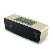 NFC Bluetooth Speaker with time clock images