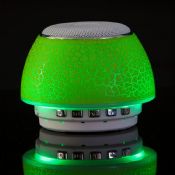 TF kart LED ışık Mini Fashonable Bluetooth Handfree hoparlör images