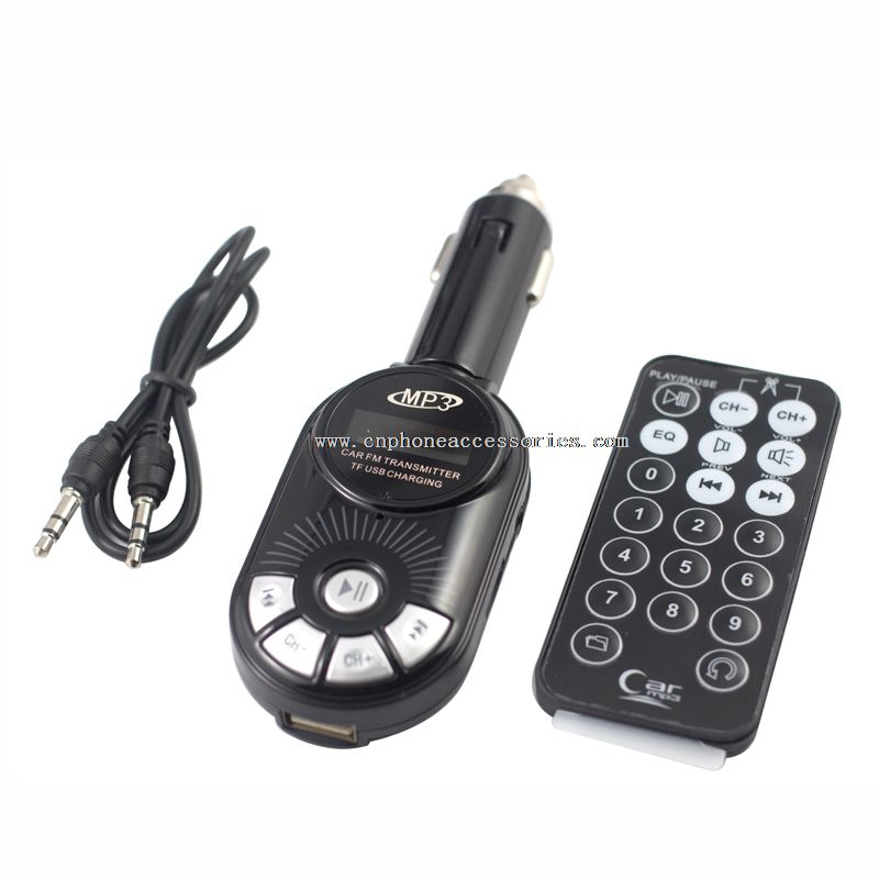 Remote control car mp3 player fm transmitter with fm modulator