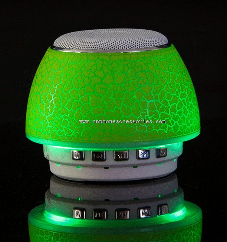 TF kart LED ışık Mini Fashonable Bluetooth Handfree hoparlör