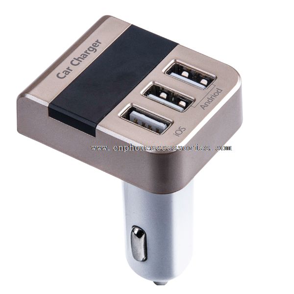 USB автомобіля зарядний пристрій для акумулятора з лічильником напруги