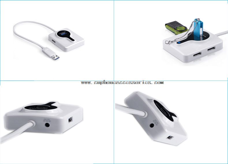 Hub usb DC 5V usb 3,0 4 portas