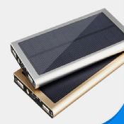 Banque de 8000mAh avec Câble adapteur chargeur solaire puissance images