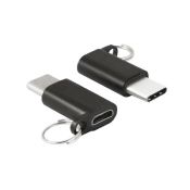 Micro USB til USB-C Adapter med nøglering mikro USB-kabel images