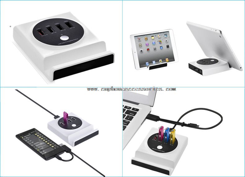 Estação de carregamento USB multifuncional