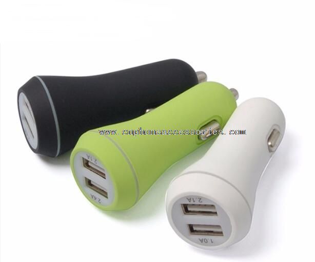 Phone Car Charger with Battery Voltage