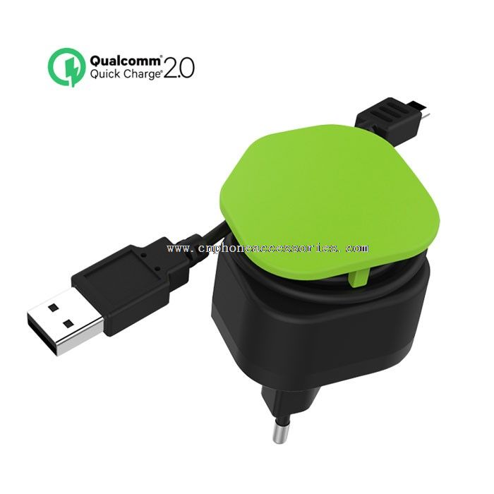 Cargador de pared USB solo QC2.0