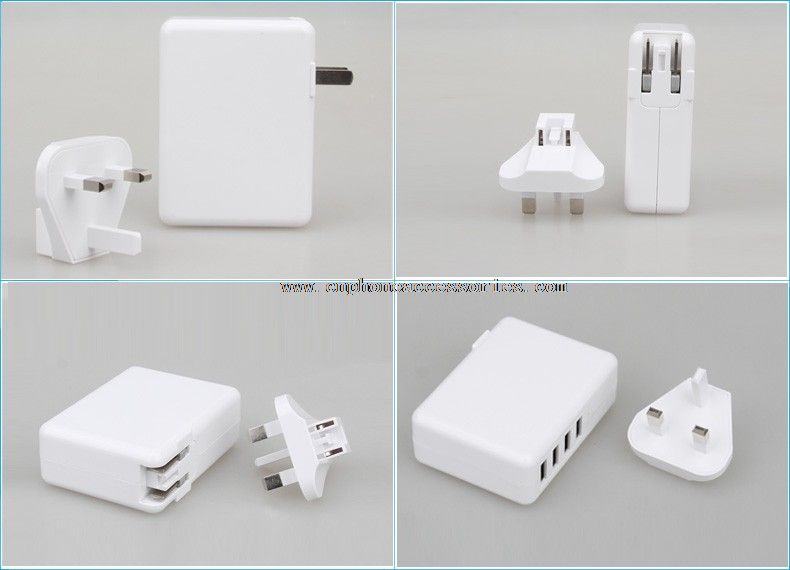 Wall USB Charger With Removable Plug