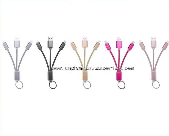 2 in1 Key Chain USB-Sync-Ladekabel