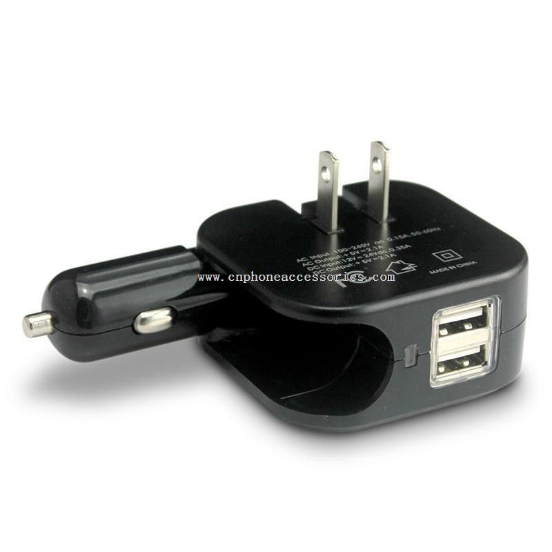 2 port usb biloplader