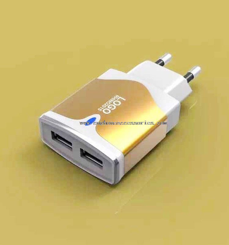 2 ports usb travel charger