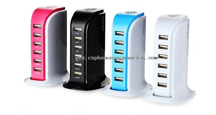 6 USB caricabatterie