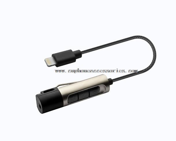 For iphone7 3,5 mm til belysning opladning kabel