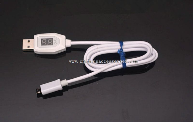 Cable del cargador LCD actual pantalla usb