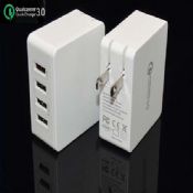 4 ports usb travel charger images