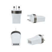 UK usb wall charger with 3 pins images