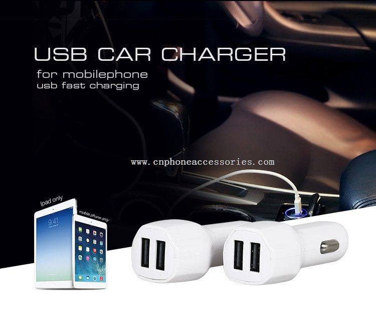 Multi 3.1A dual Usb Charger mobil