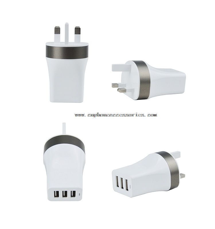 UK usb-laderen med 3 pinner