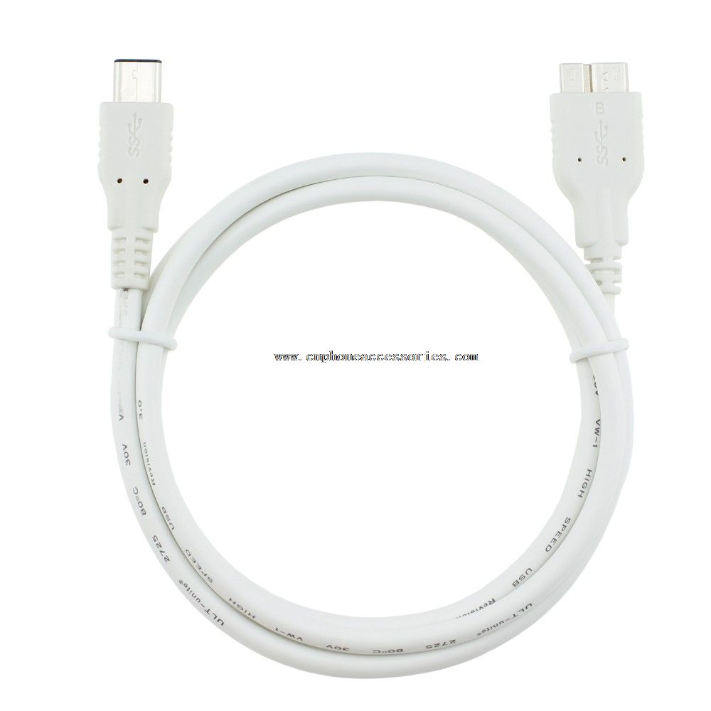 USB 3.1 Type CM to Micro BM Data Cable