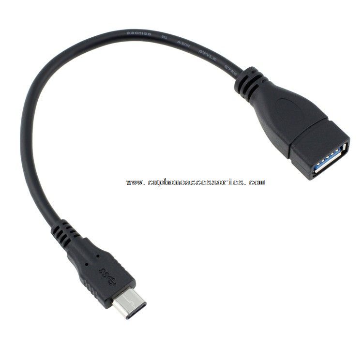 USB typu c otg ženské kabel