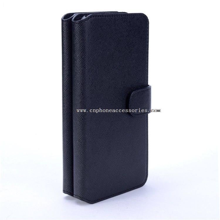 Avtakbar lommebok lærveske for Iphone6 med åtte kortspor Smartphone
