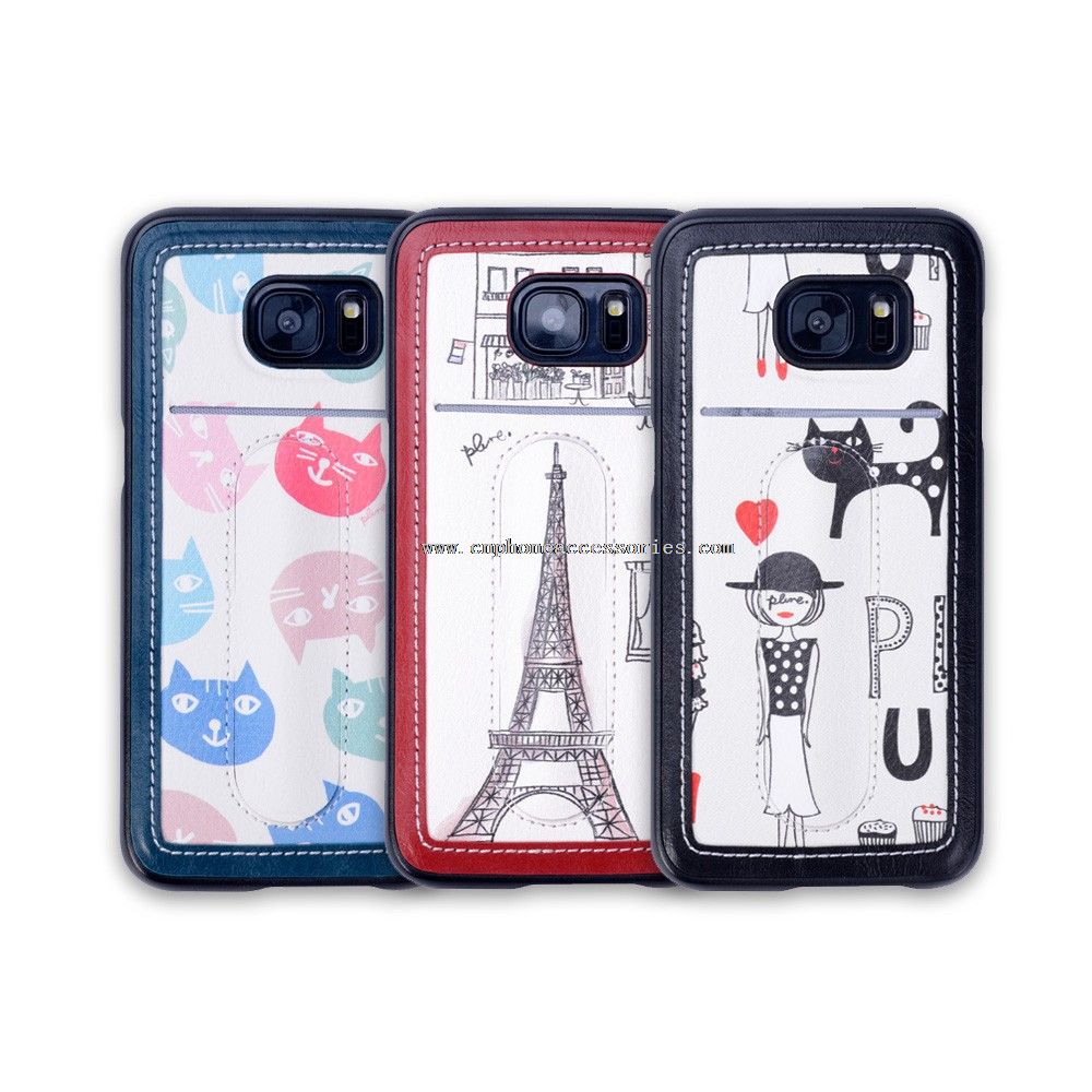 Hard Back Cover leather Case for iPhone 6