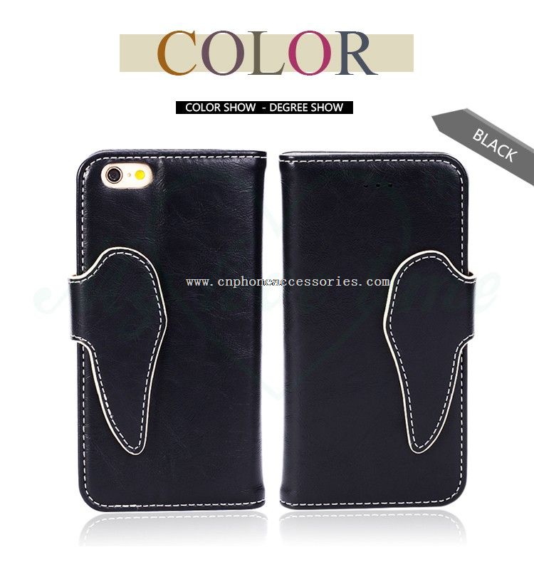 Leather Cellphone Wallet Case for Iphone6