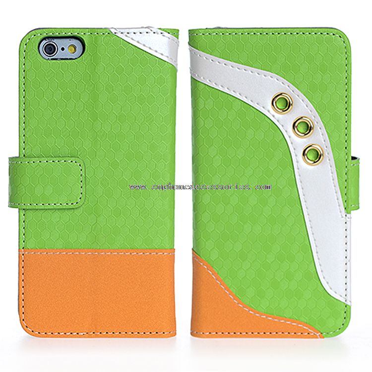 Etui cuir portefeuille avec iPhone 6/6 s