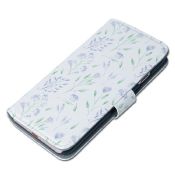 Caixa de telefone floral couro para iphone 7 images