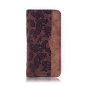 Pochette Housse Etui magnétique Flip porte-cartes en cuir images