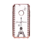 Rose golden Eiffel Tower TPU Case images