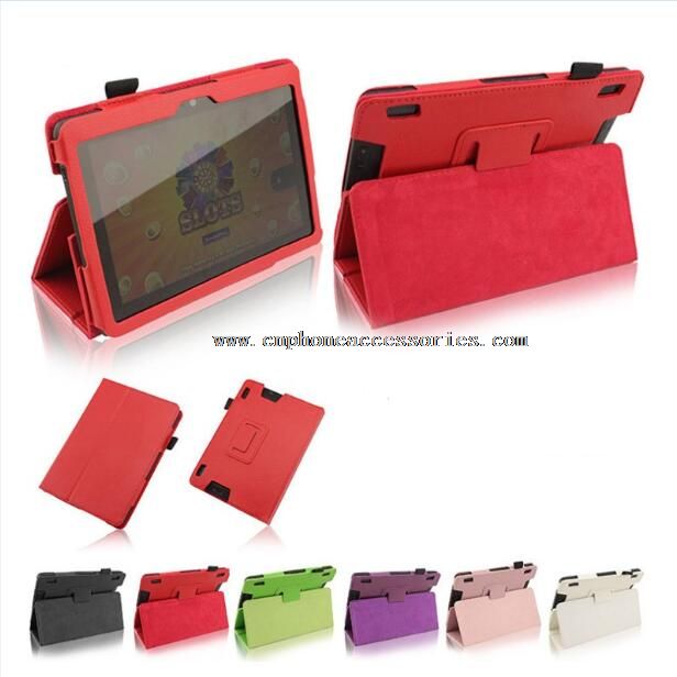 Mix Color Leather Front and Back Case with Stand
