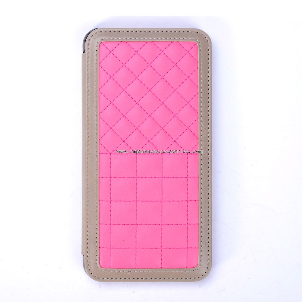 Telepon PU leather case untuk iphone 6