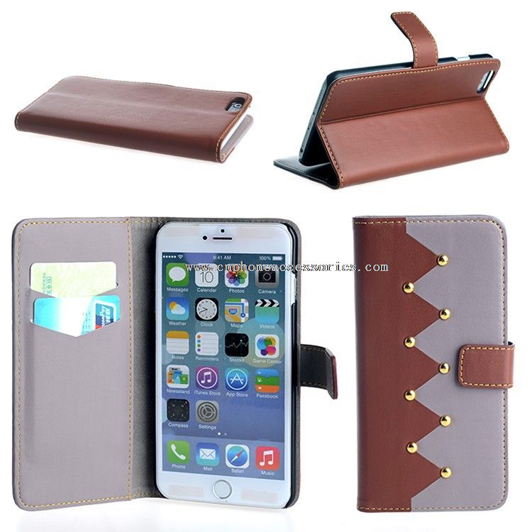 2 tono impunture Phone Case per iPhone 6