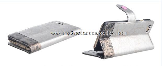 Flip Wallet piele caz acoperă pentru iphone6