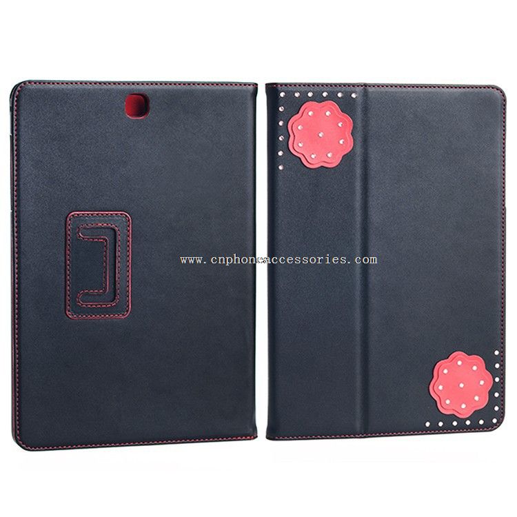 Flower Standing Case For Samsung Galaxy Tab5