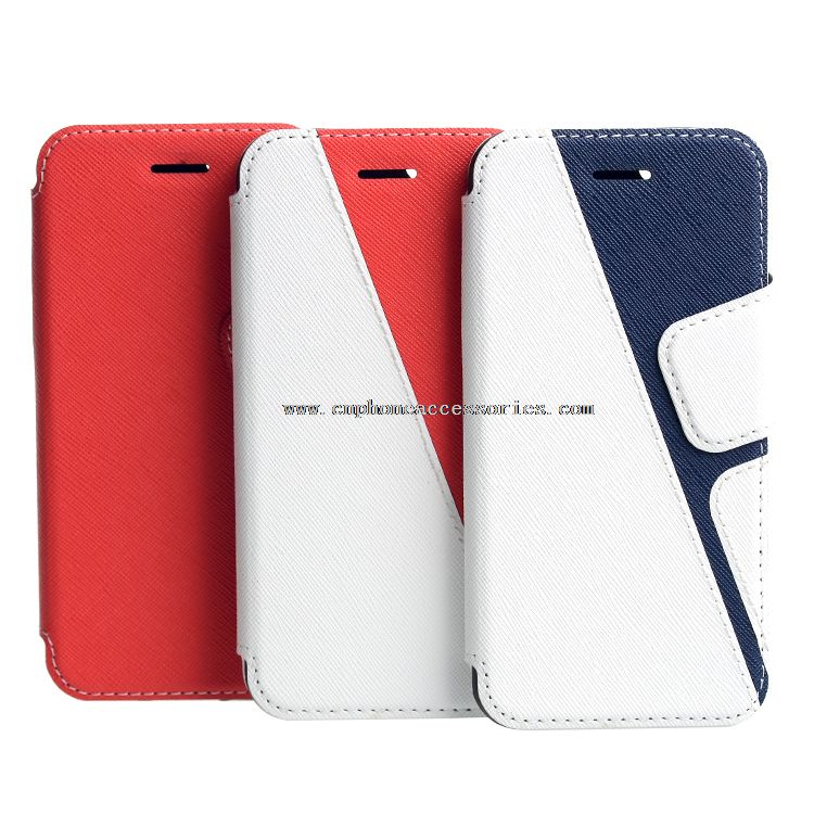 Leather Cover Case with Stand Function for Iphone 6s