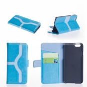 Ponsel dompet tas kulit kasus untuk iPhone 6 images