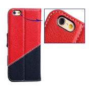 PU piele portofel carduri Stand caz Cover pentru iphone 6 images